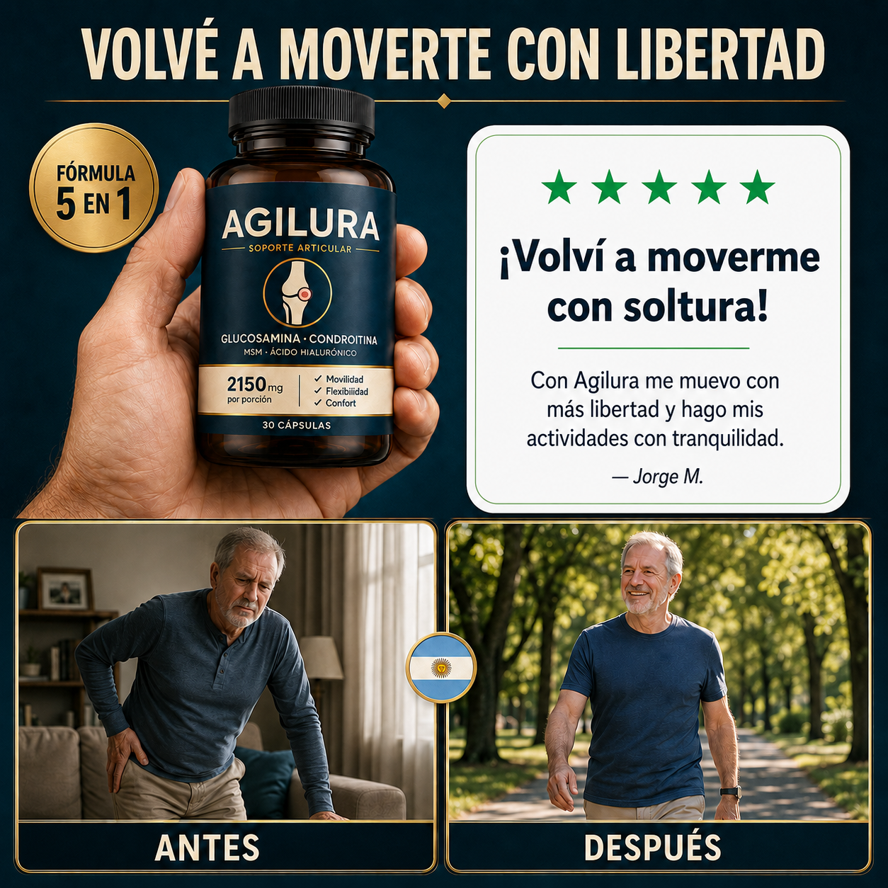 Agilura - Cápsulas para la Movilidad Articular.